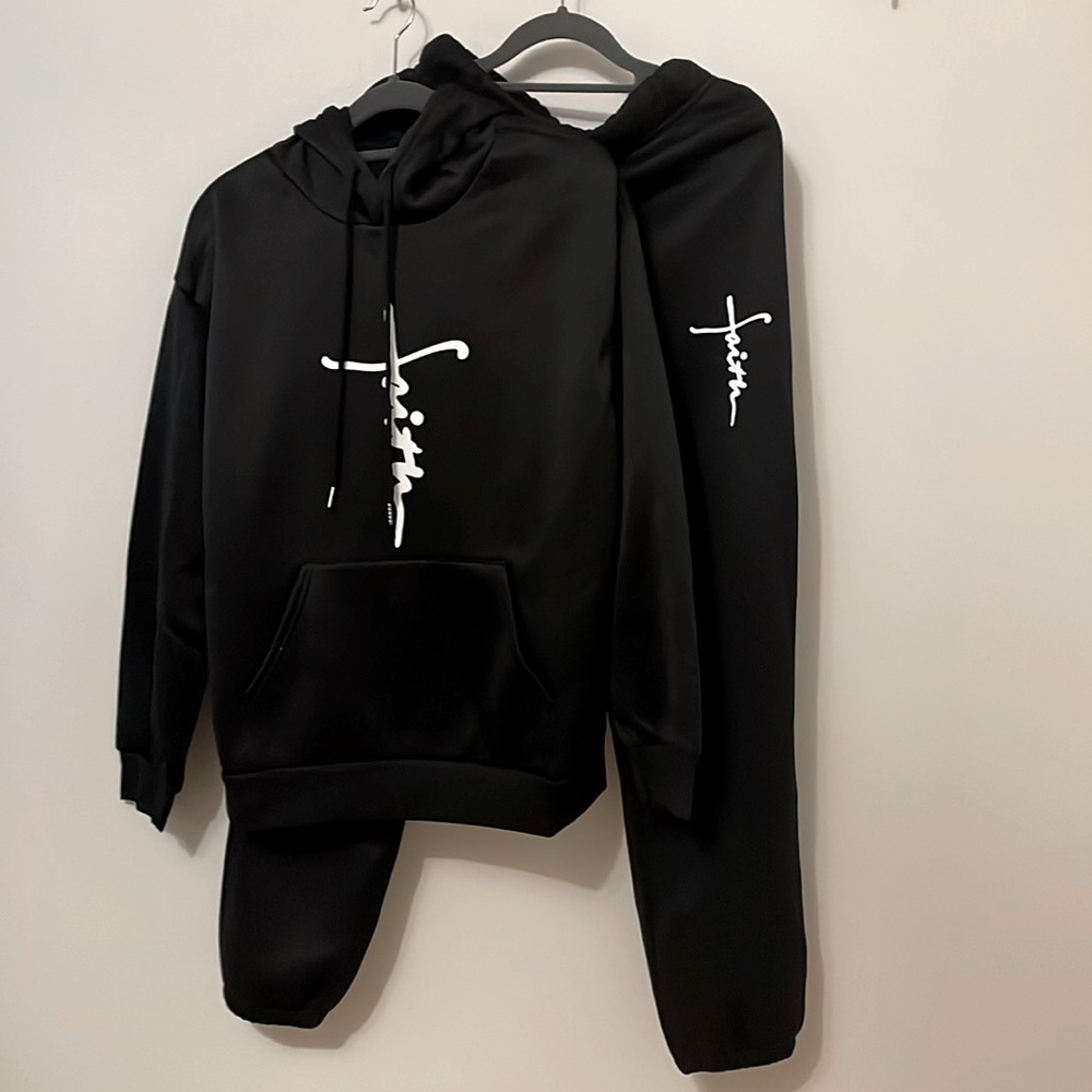 Shein “Faith” sweatsuit size small